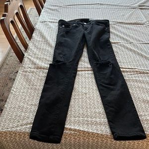 Black super skinny jeans Adriano Goldschmied